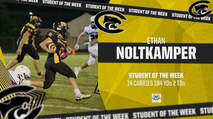 Ethan Noltkamper--Student of the Week--8/31