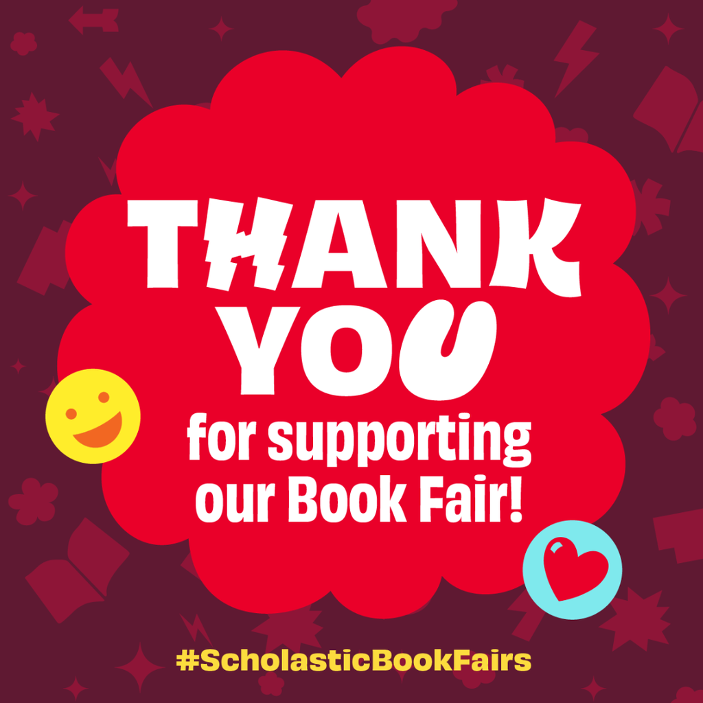 Fall Book Fair Thank You