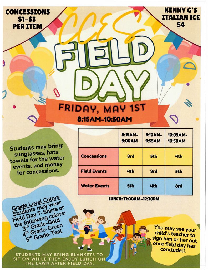 CCES Field Day Information