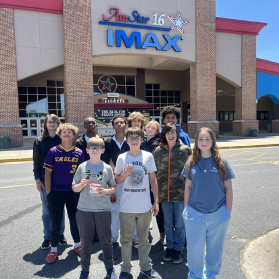 students attend Amstar in Macon as a reward