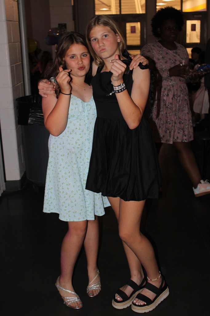 two girls at spring dance