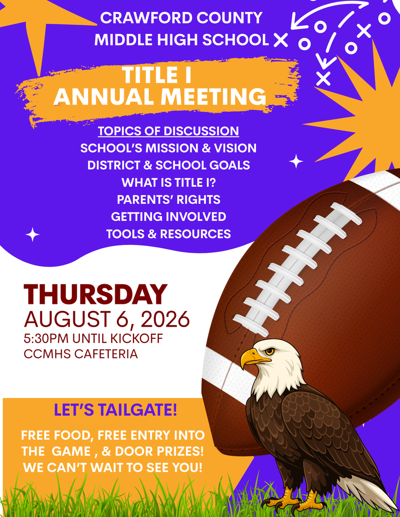 flyer for title I parent engagement night on august 6, 2026