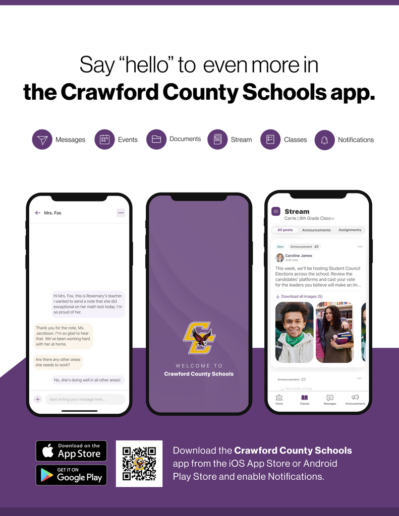English Crawford County Schools App