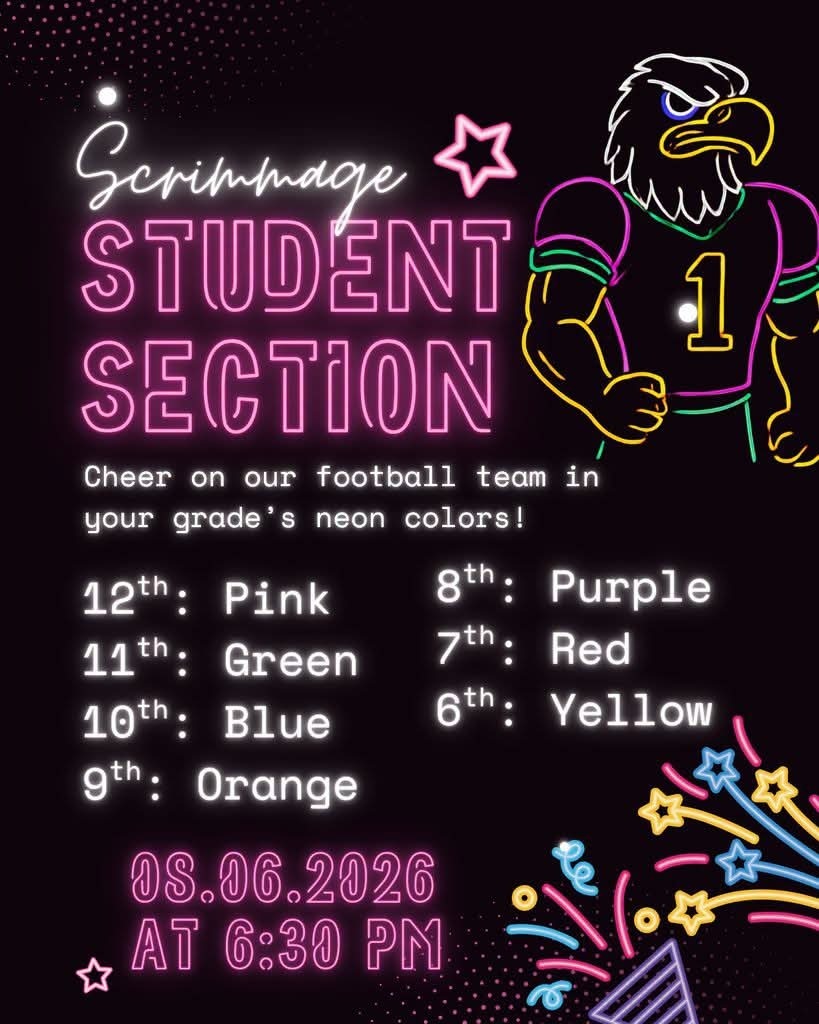 student section colors flyer