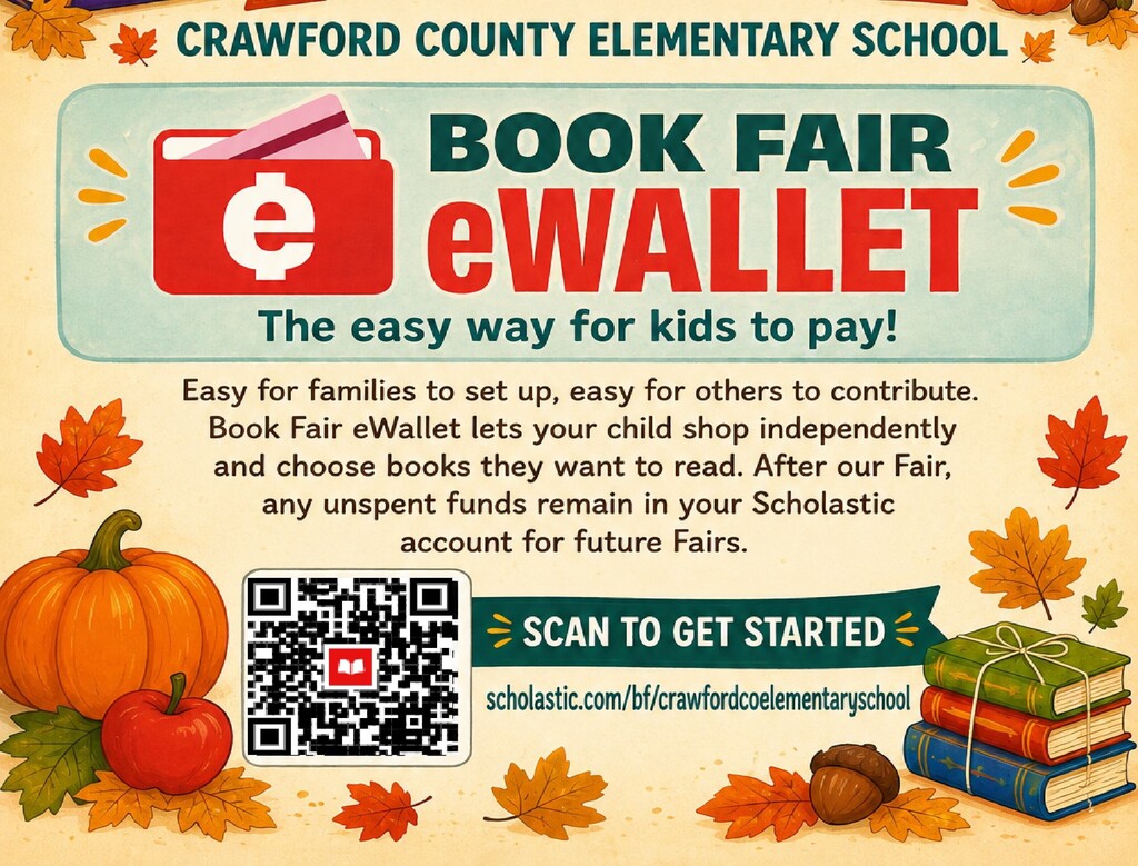 Fall Book Fair eWallet Flyer