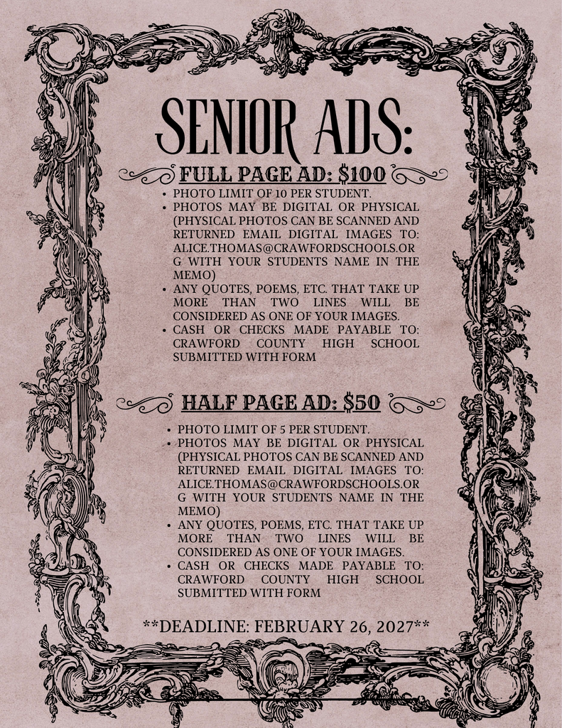 senior ad flyer