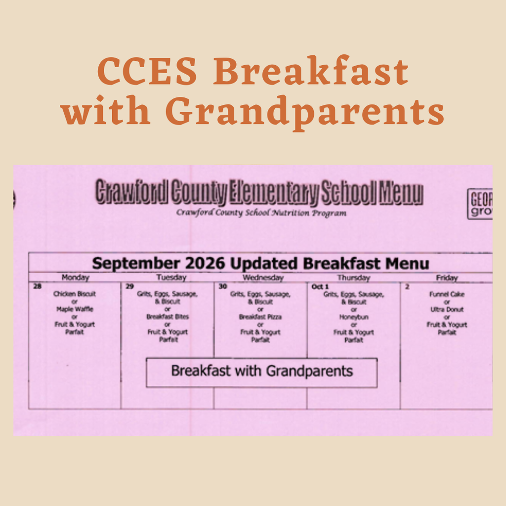 Updated September 2026 Breakfast Menu for Breakfast with Grandparents