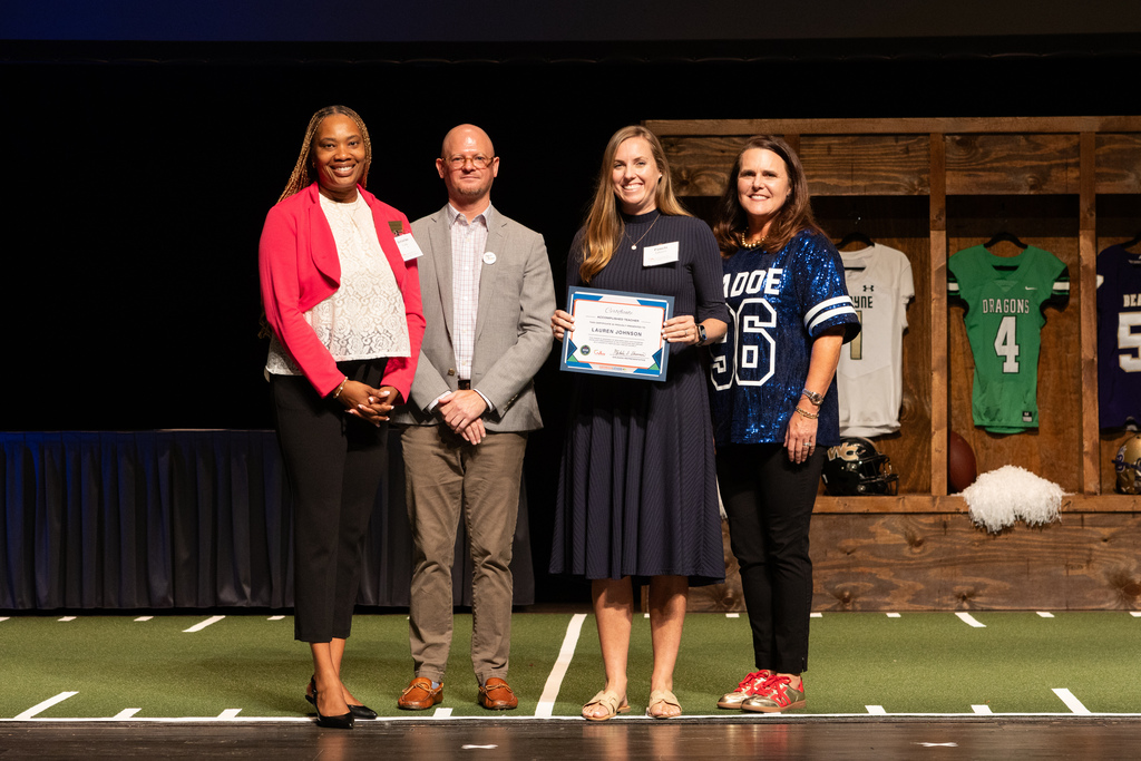 lauren johnson pictured with members from gadoe