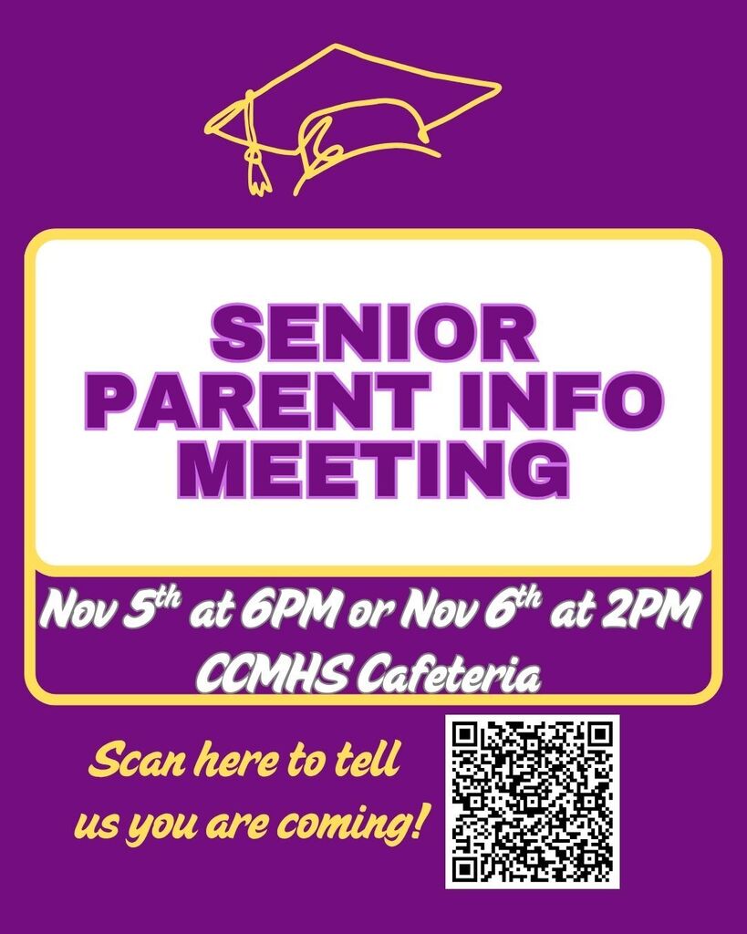 Senior parent meeting flyer