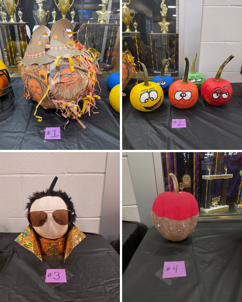 pumpkins on display