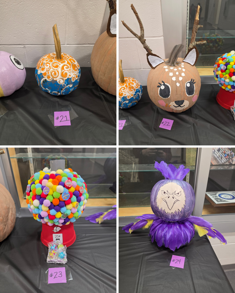 pumpkins on display