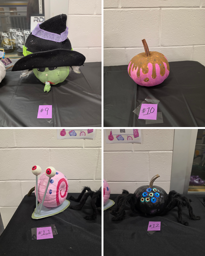 pumpkins on display