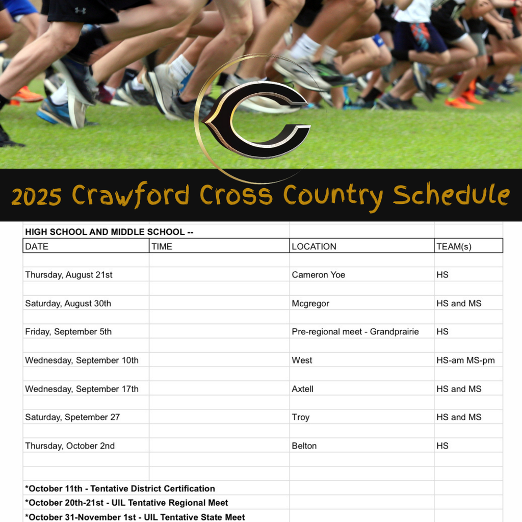 cc schedule