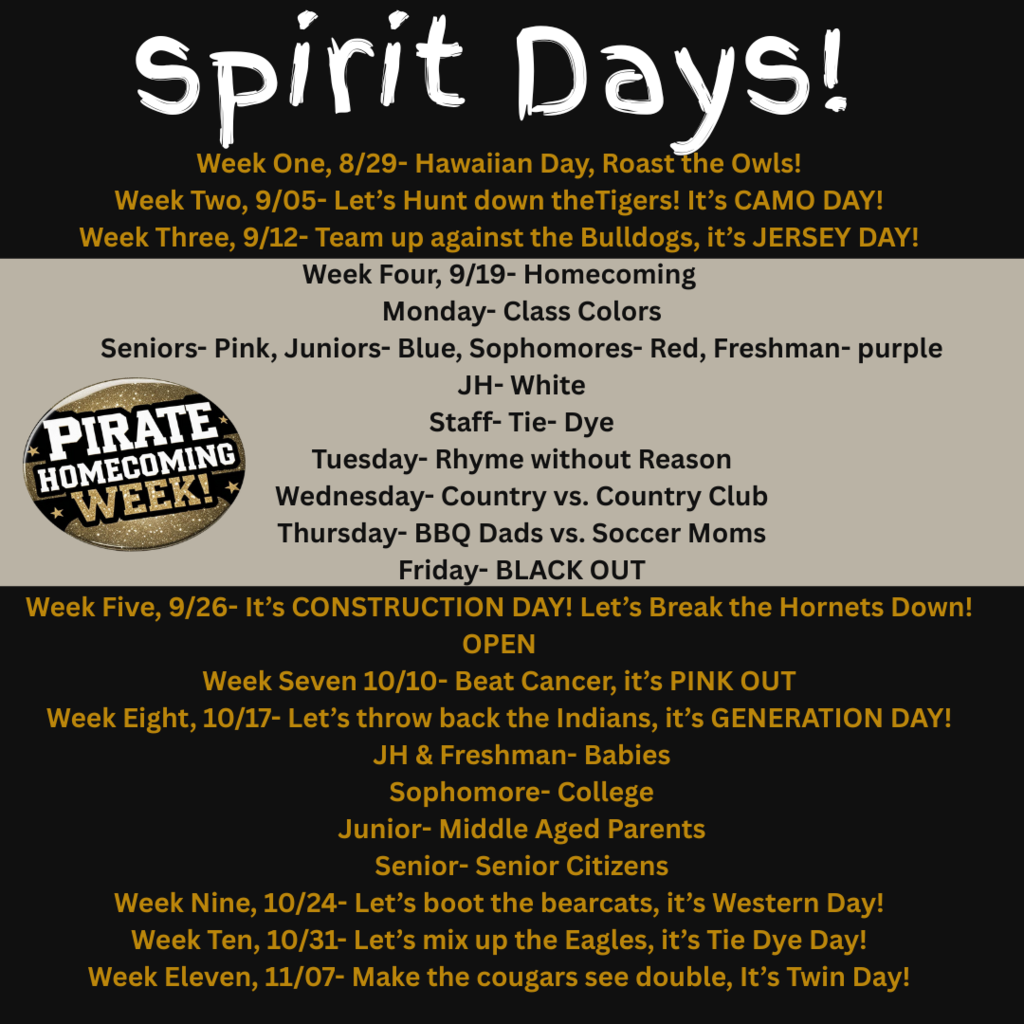 spirit days
