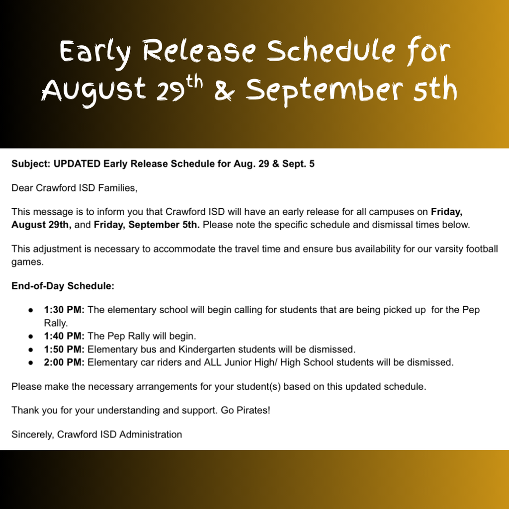 early release