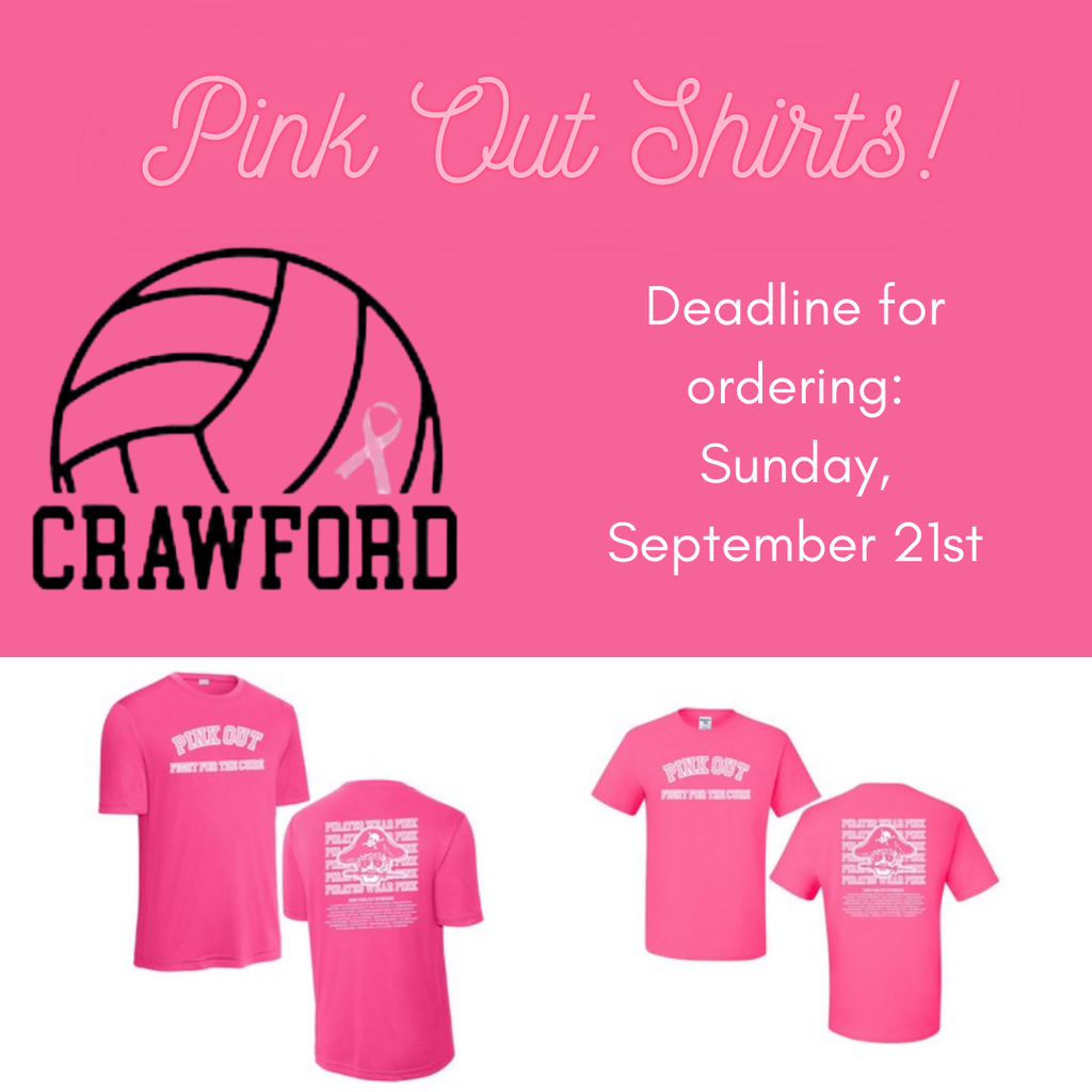 pink out shirts