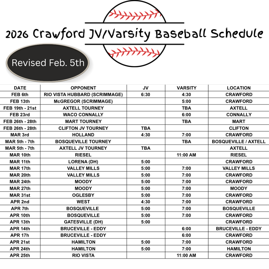 baseball schedule