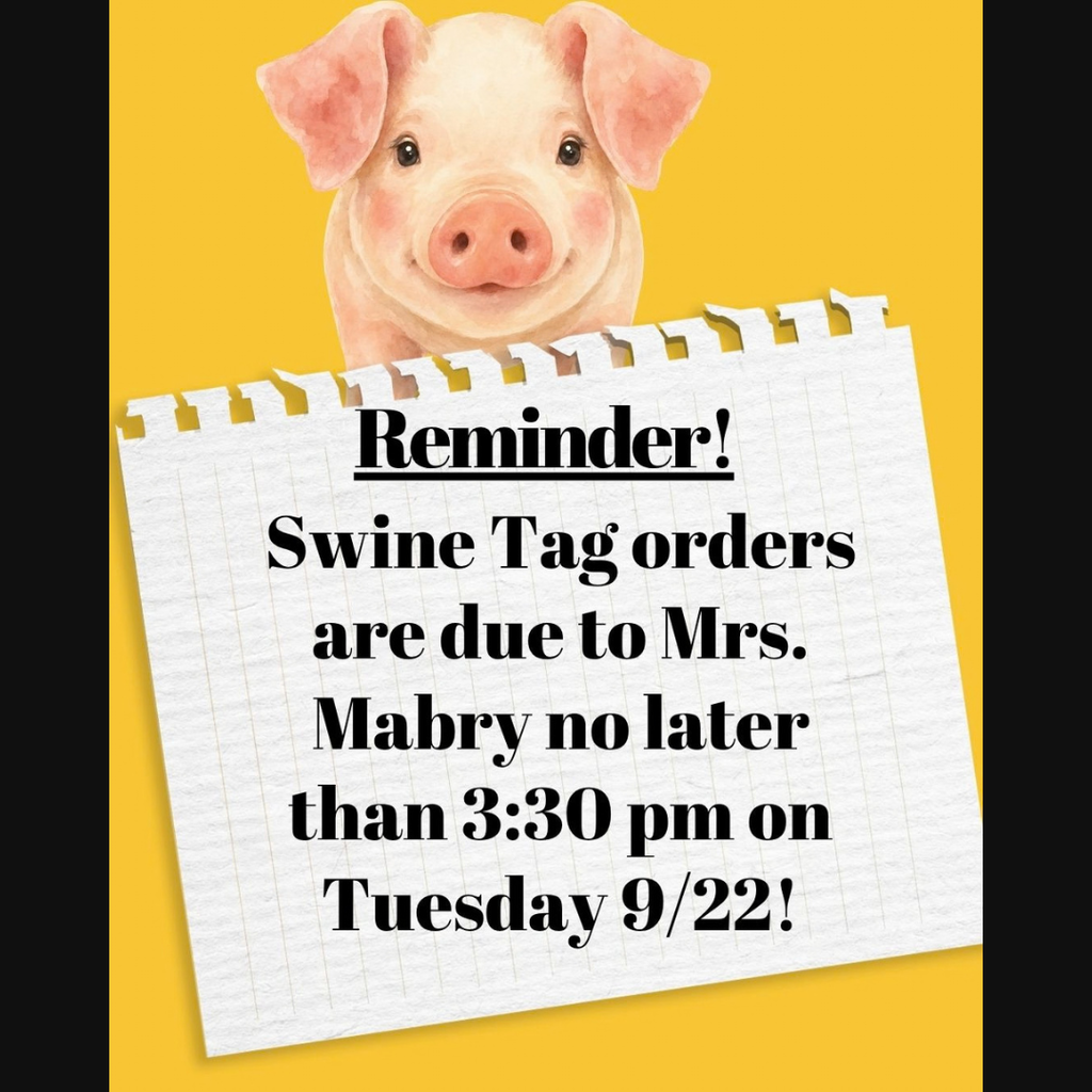 swine tag orders