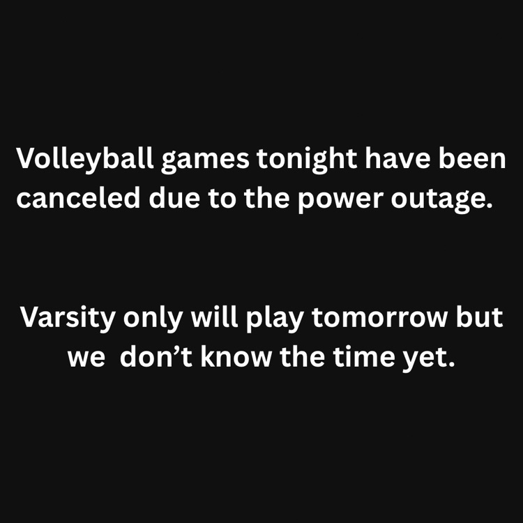 games cancelled