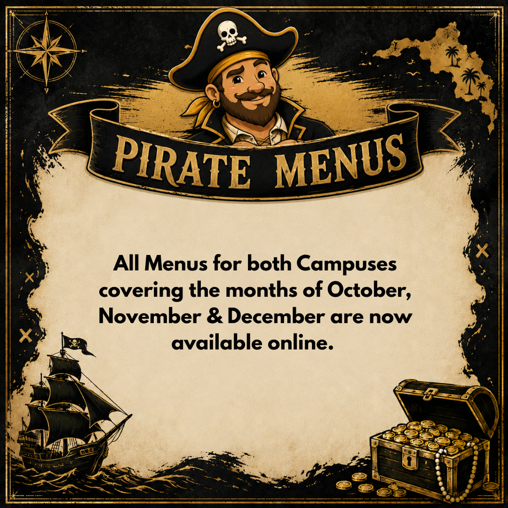 menus are online