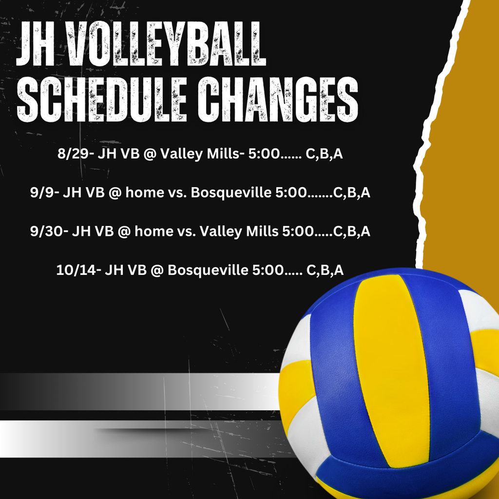 jh vb schedule