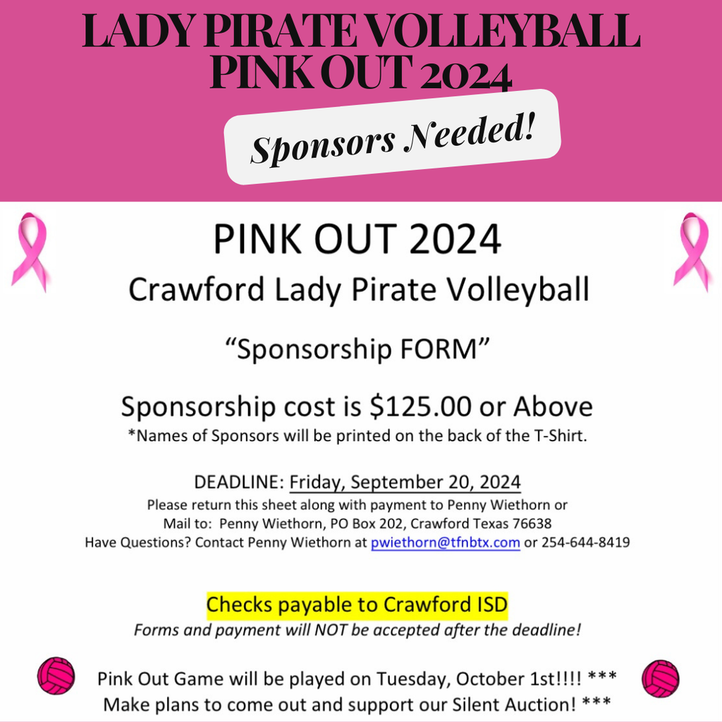 sponsors needed