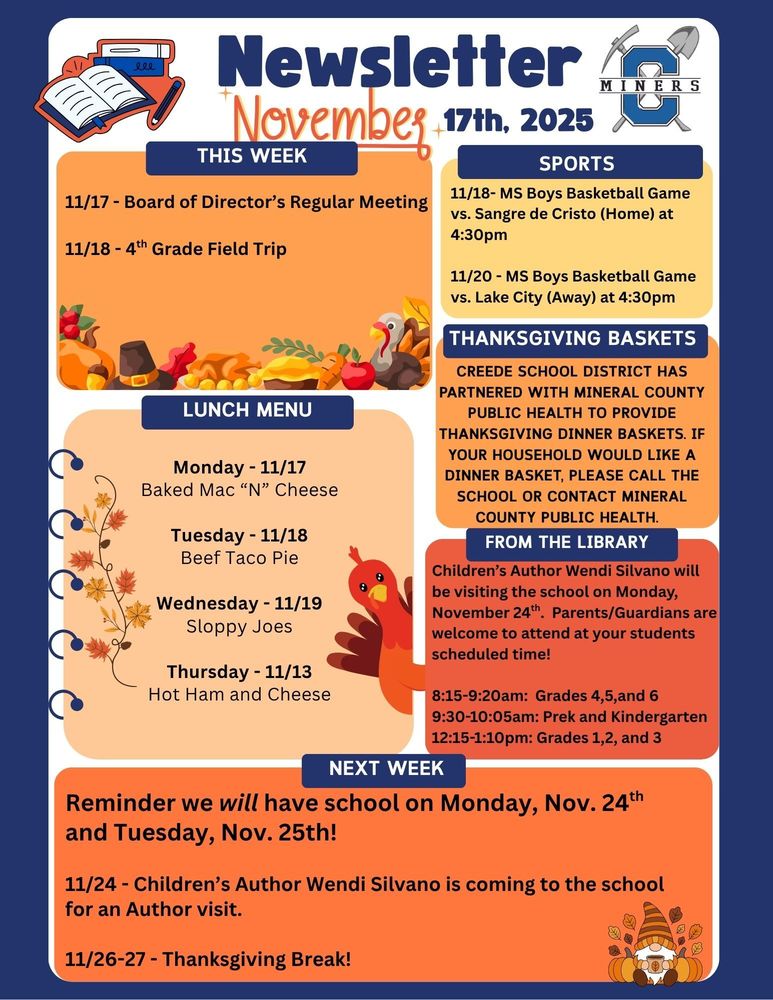 Creede School District Newsletter