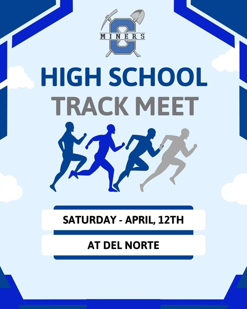 High School Track Meet, April 12th at Del Norte