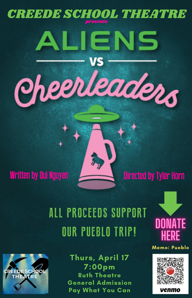 Creede School Theatre performance on April 17th, at 7:00pm