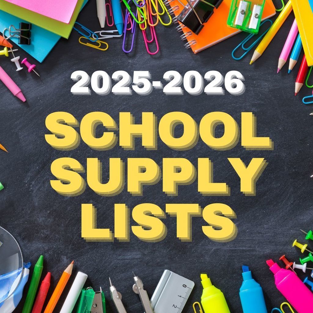 2025-2026 Supply Lists