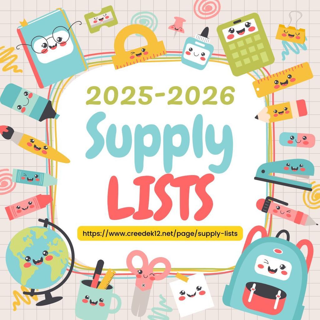 2025 - 2026 Supply lists