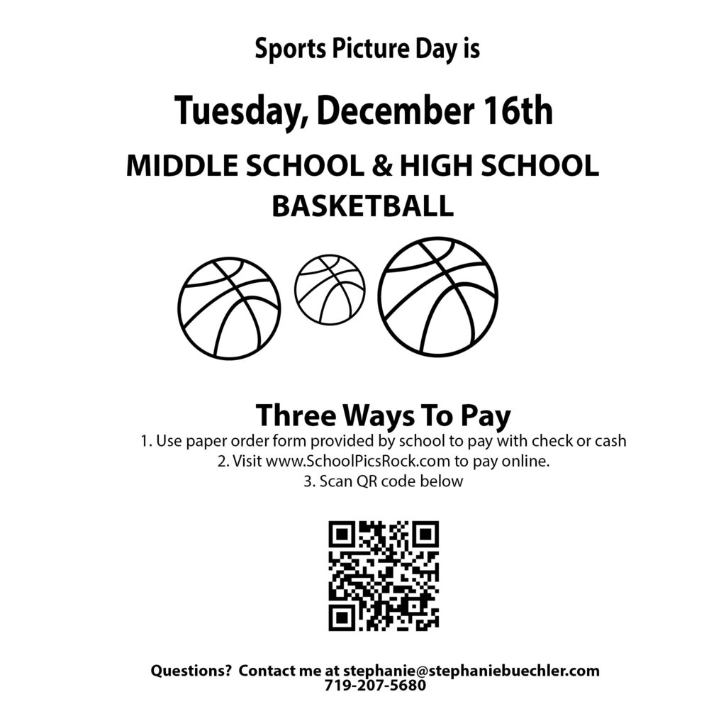 Tuesday, December 16th Middle School and High Scholl Basketball Pictures.  
