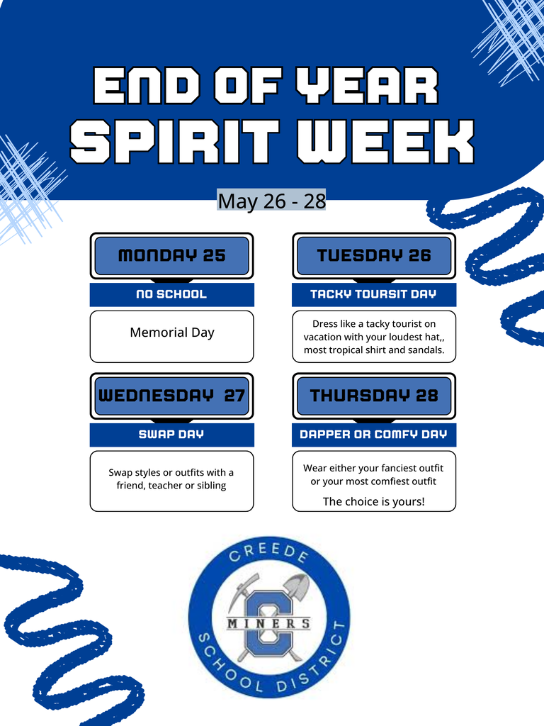 End of Year spirit week 