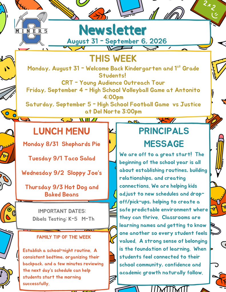 Weekly newsletter