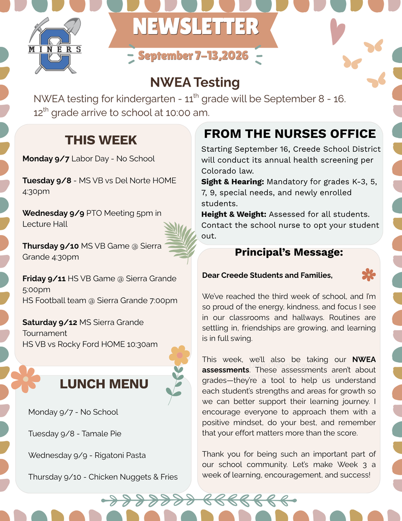 Weekly Newsletter