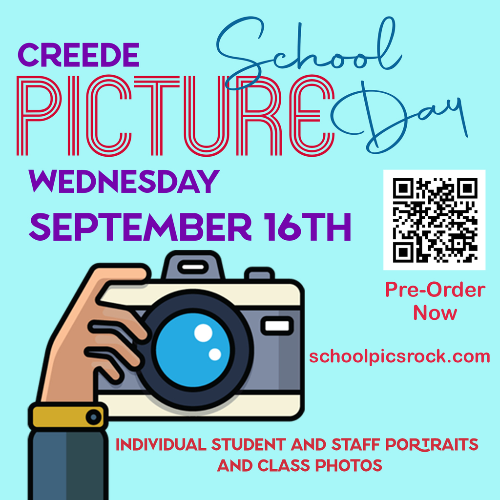 School picture day is Wednesday, September 16th.