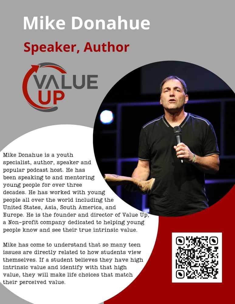 Flyer for Value Up presentation