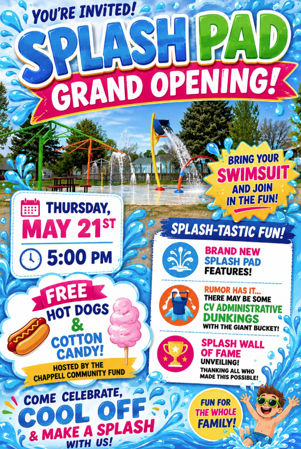 Splash Pad Grand Opening