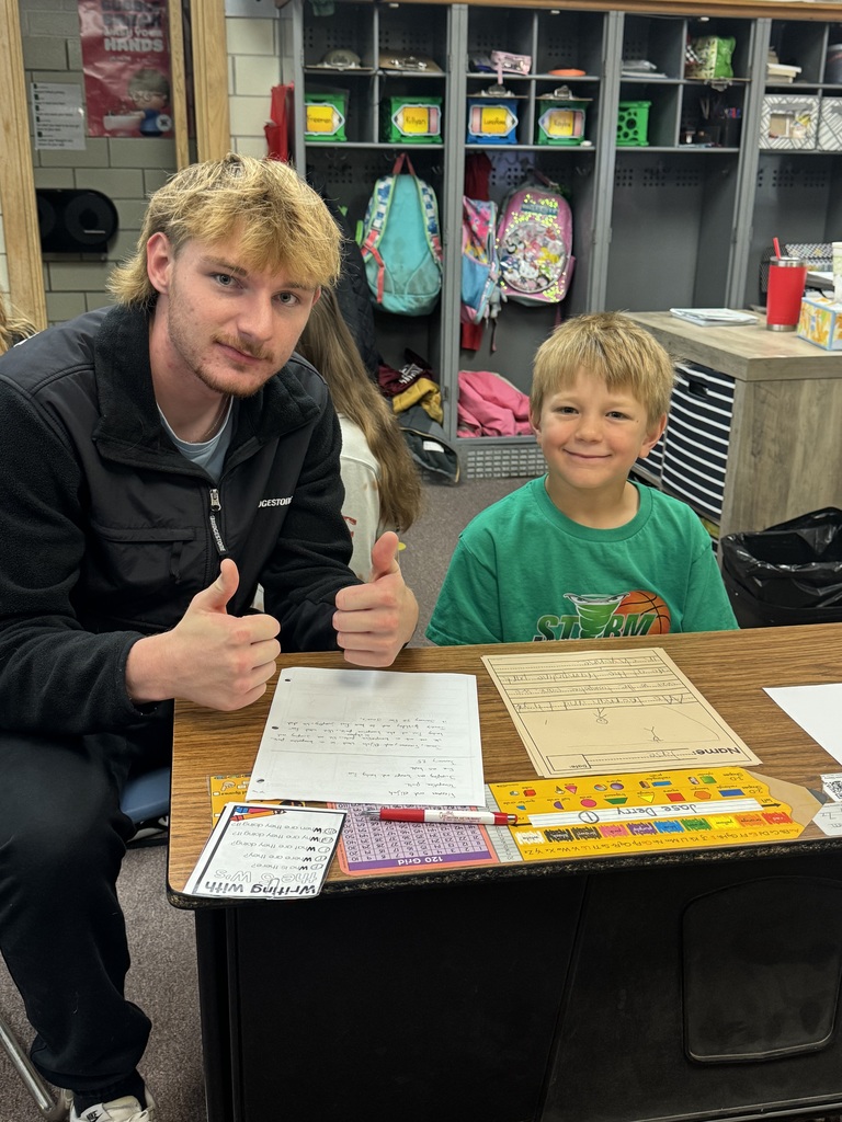 Seniors and 2nd grade short story collaboration.