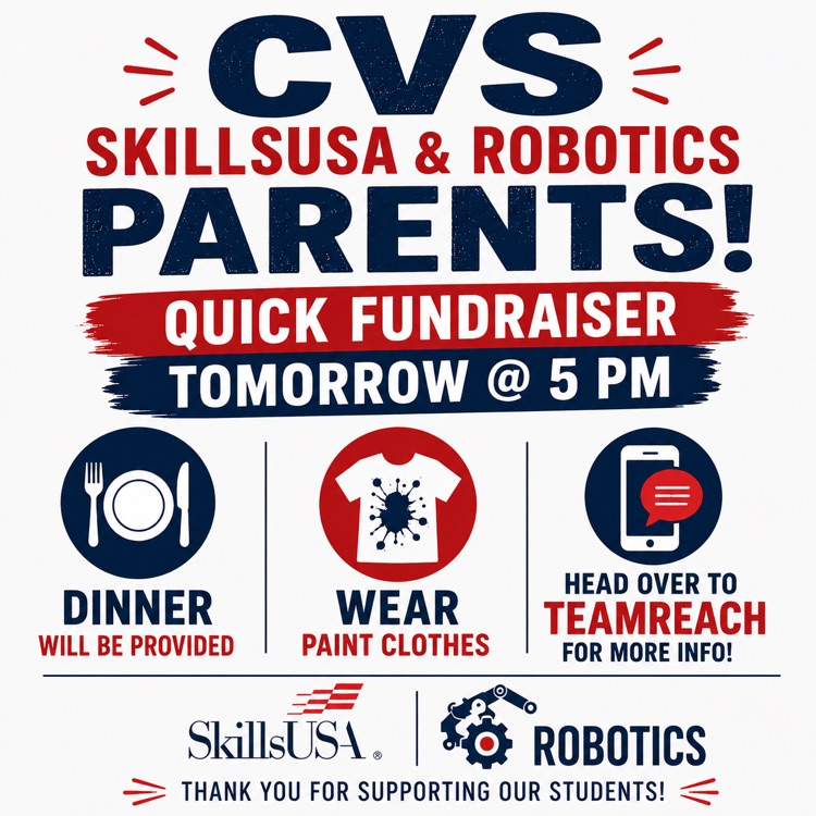 Robotics and skills USA parents and students head to TeamReach for more info  