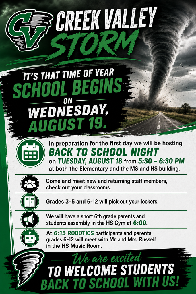 Flyer for Back to School Night 2026