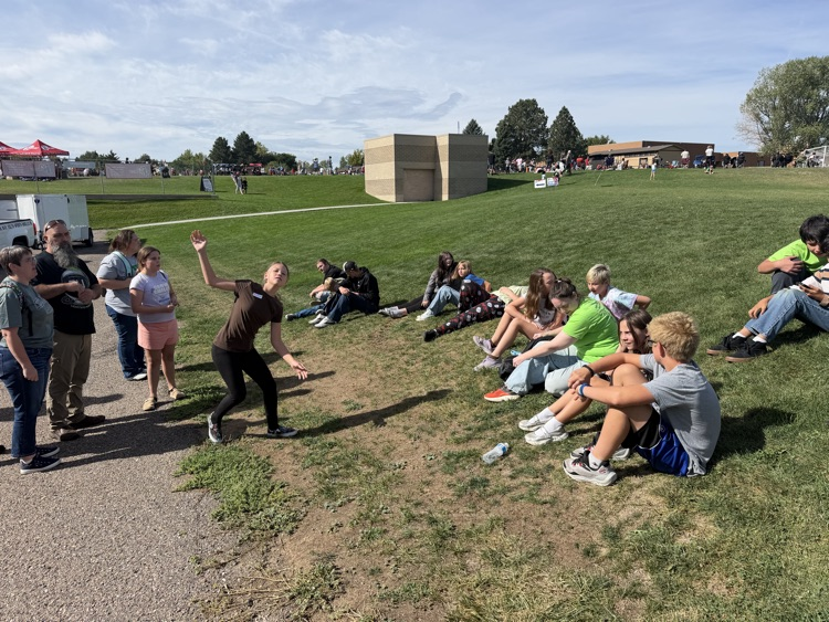 crowd in the grass