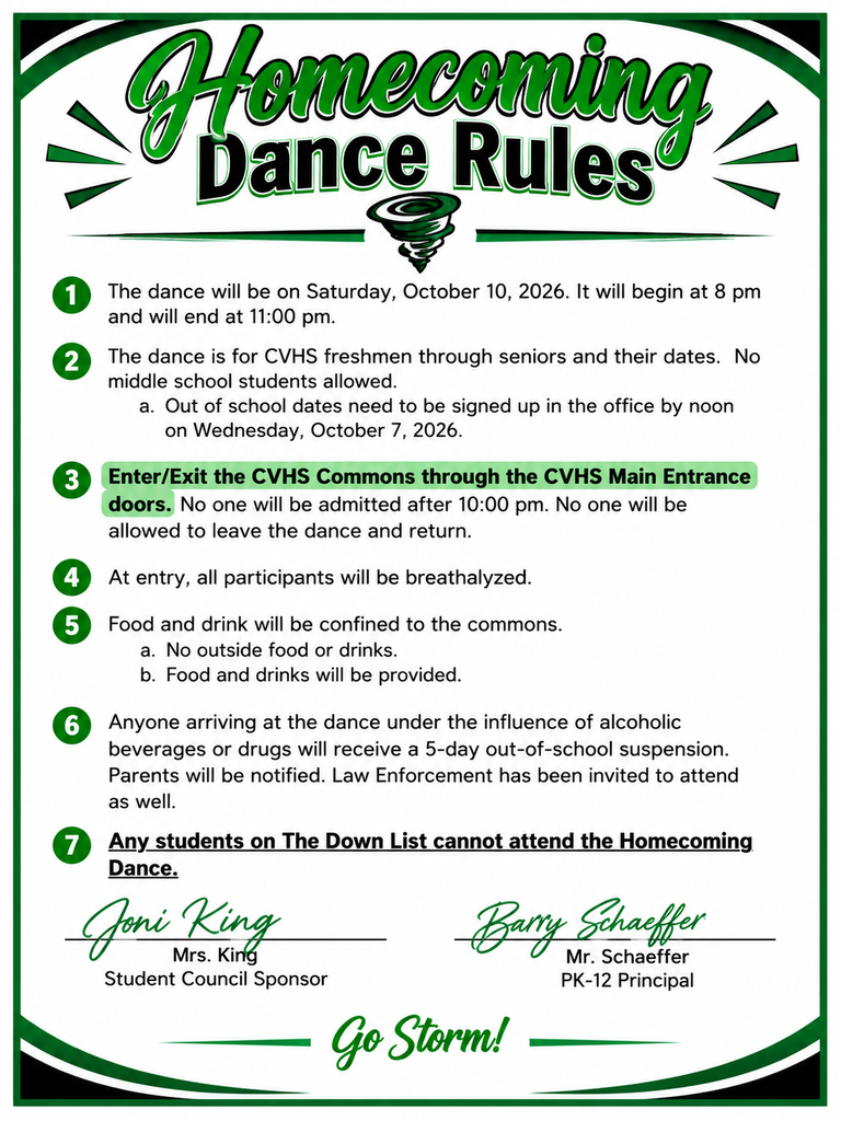 Flyer Dance Rules 