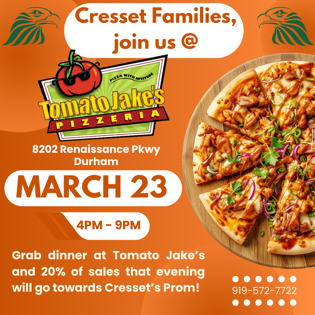Pizza Fundraiser at Tomato Jake's