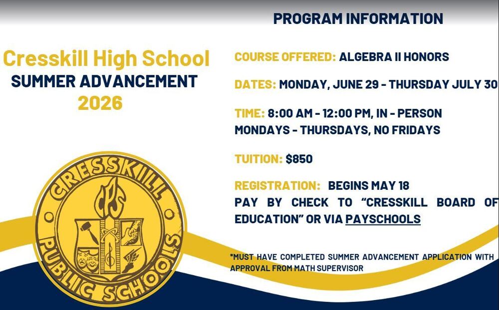 Summer Advancement