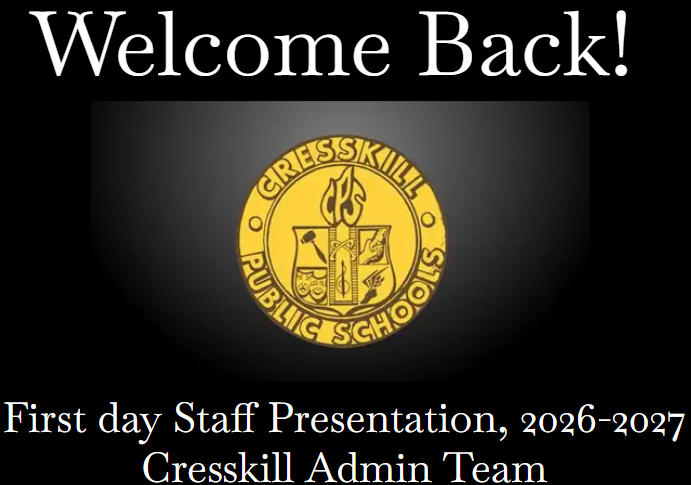 WELCOME BACK! 
