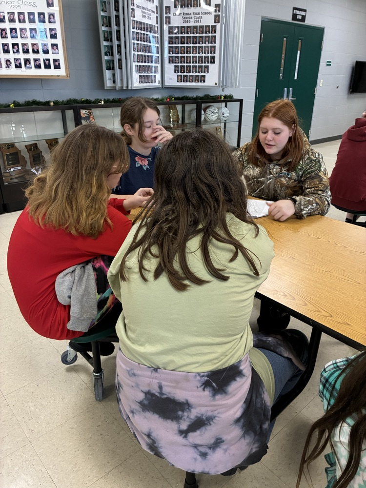 Students being read to. 