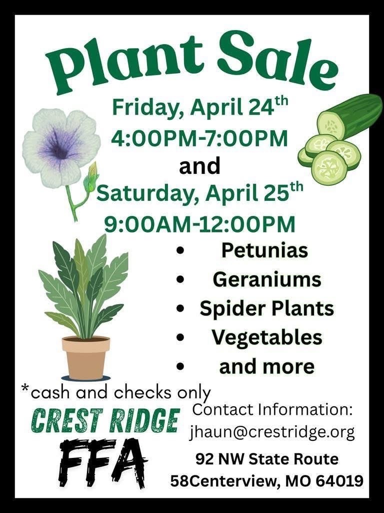 FFA Plant Sale