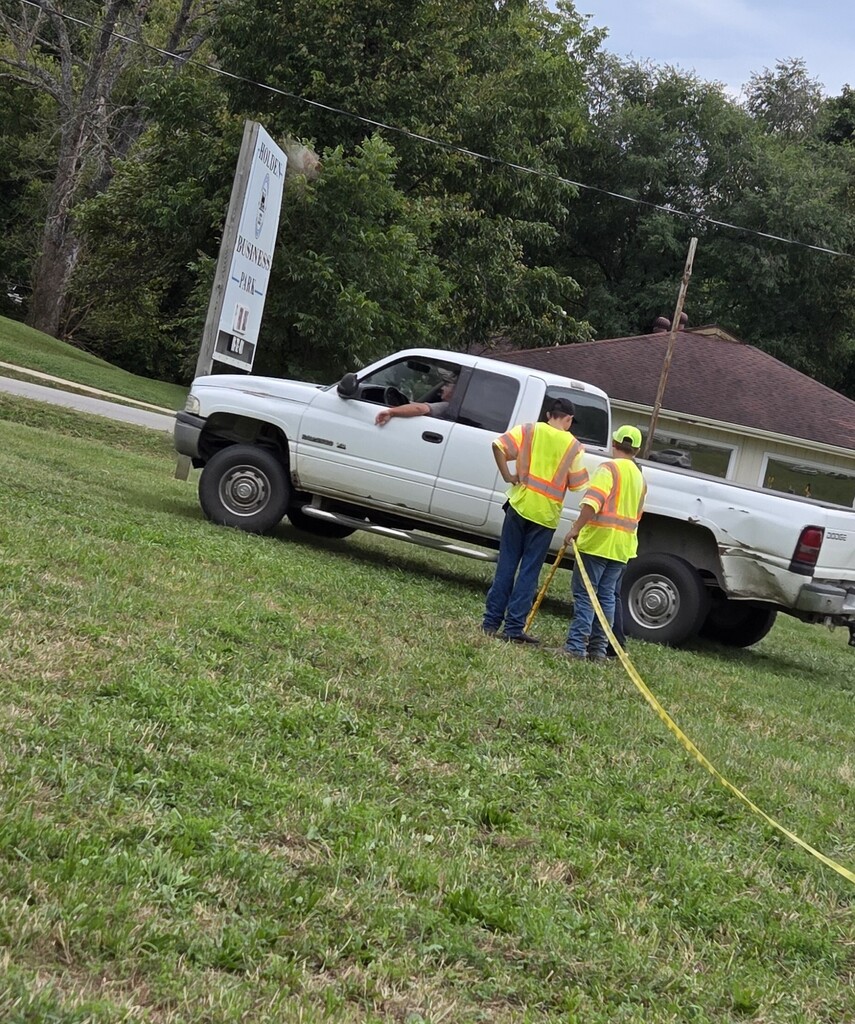 directing traffic