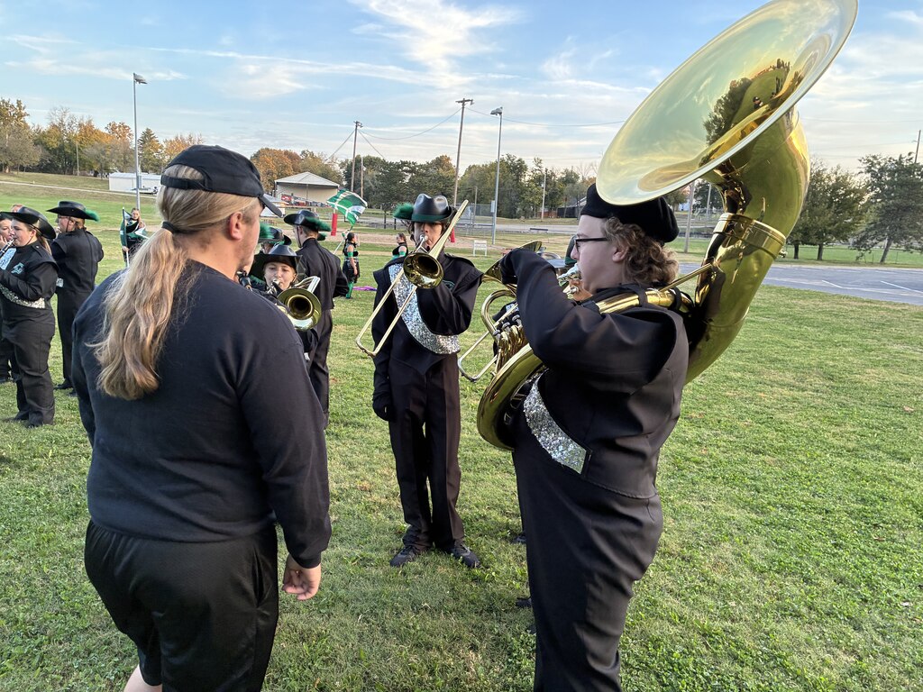 Low Brass with CR Graduate/Marching Mule Wes Spurgeon